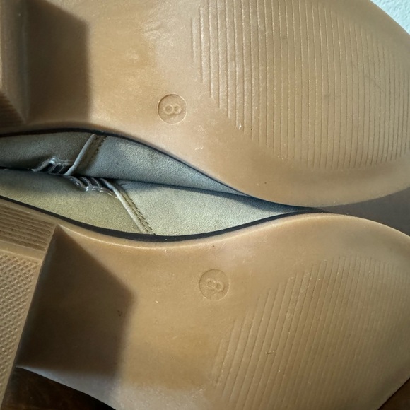 JABASIC NWT Women Ankle Boots Side Zipper Booties Low Heel Dress Boots size 8 - Picture 4 of 9